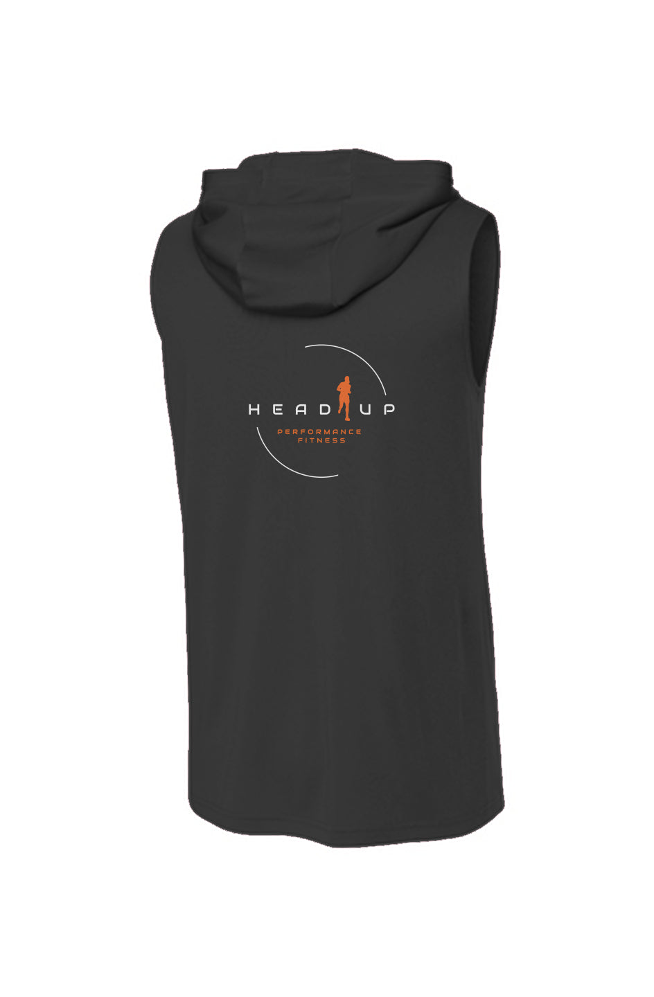 Mens Sport-Tek Sleeveless Hoodie - Solid Black