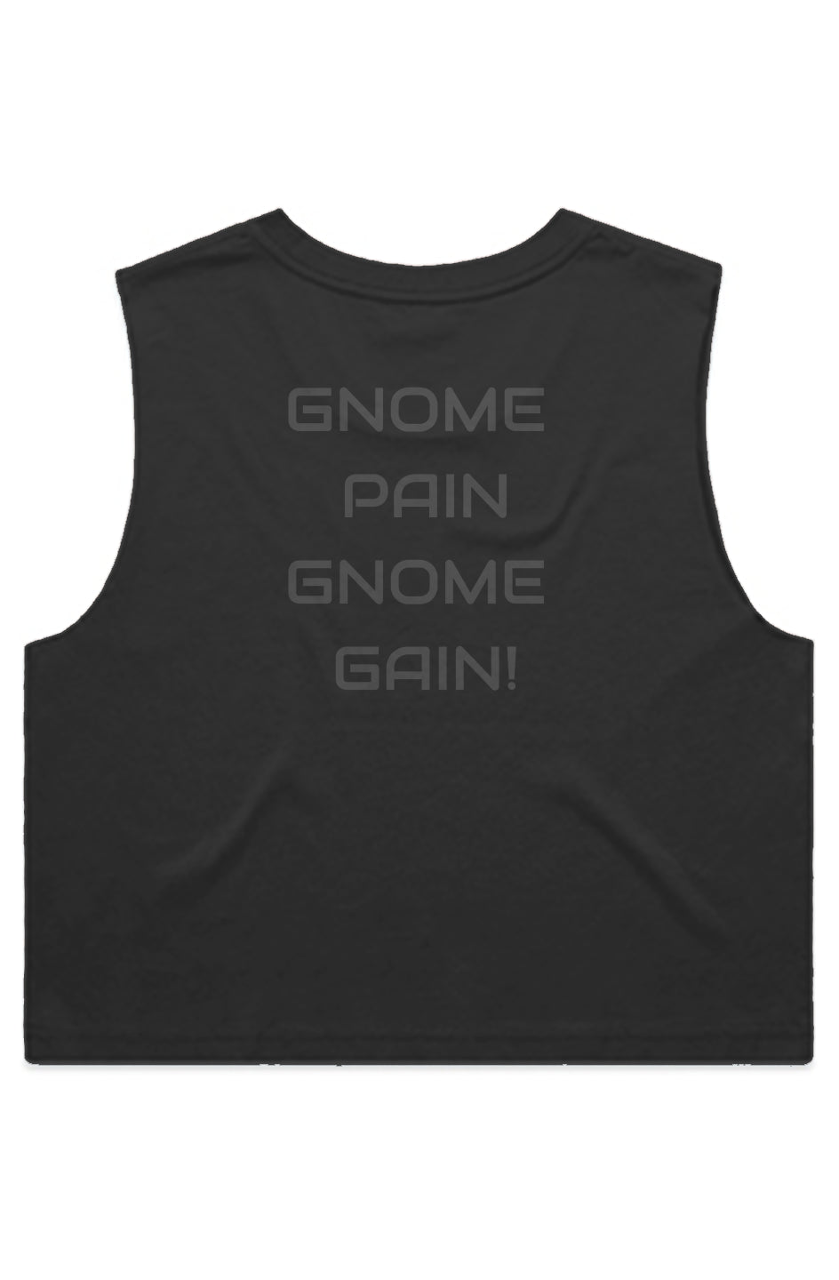 Gnome Pain Cropped Tank - Womans