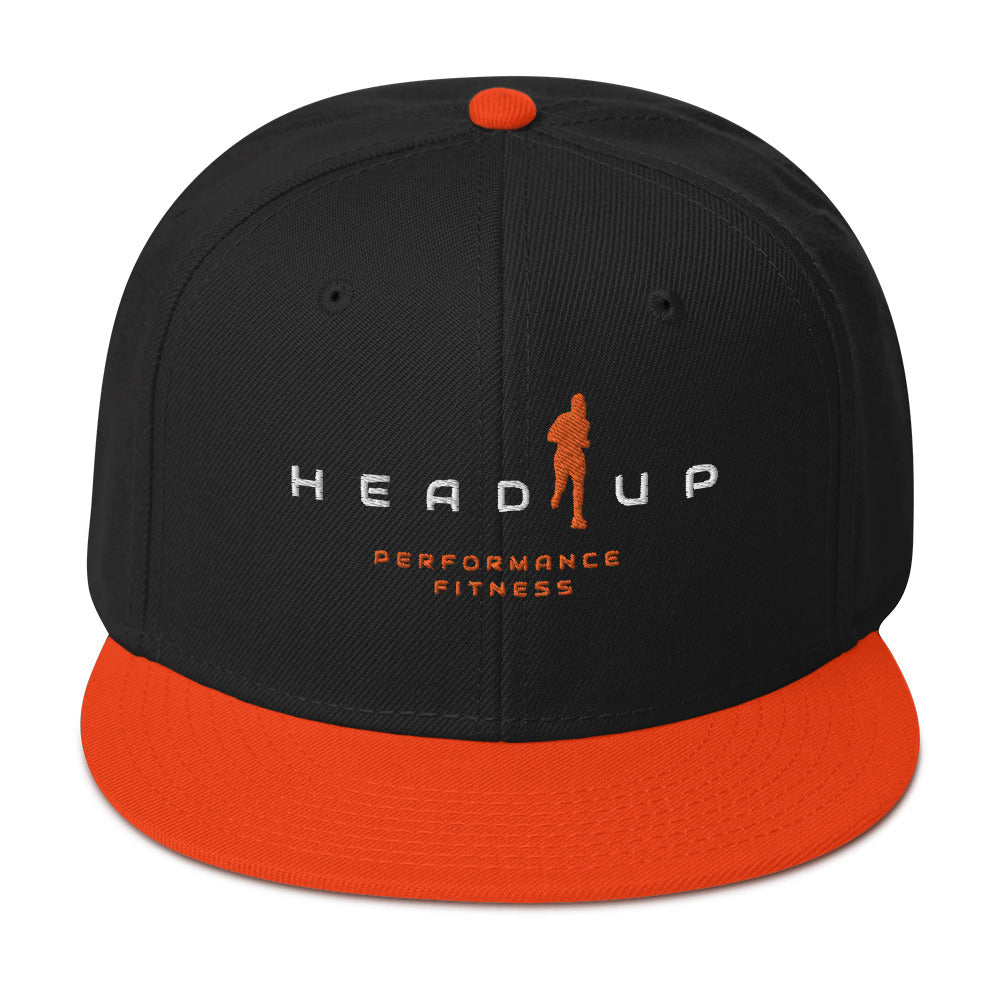 HUPF Flat Bill Snapback Hat -Embroidered