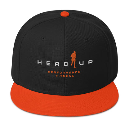 HUPF Flat Bill Snapback Hat -Embroidered